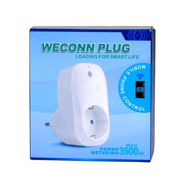Smart Wi-Fi Wall Mounted Socket EU Plug (White)