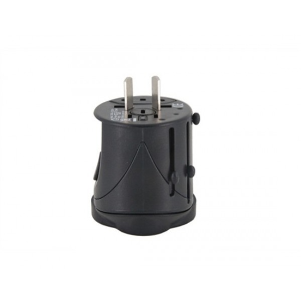 Universal Travel Power Plug Adapter (Black)