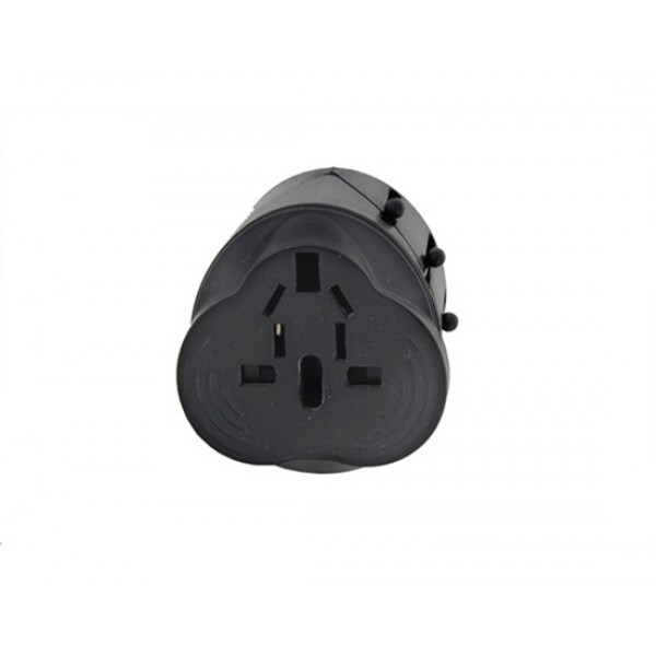 Universal Travel Power Plug Adapter (Black)