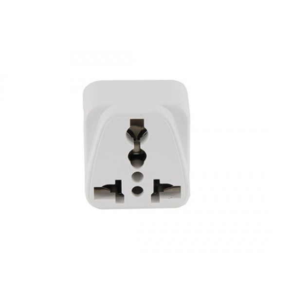 Swiss Plug Adapter Adaptor (White)