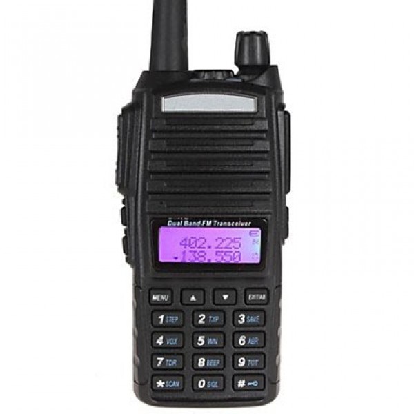 UV-82 Walkie Talkie 128CH 400-470MHz / 136-174MHz 1800mAh 5KM-10KM Two Way Radio