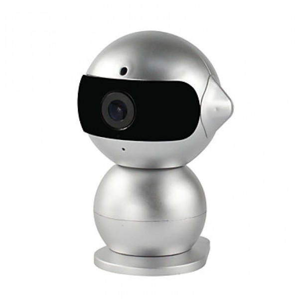1.3MP Robot Mini Night Vision Baby Monitor HD WiFi Indoor Cute IP Camera (Remote Access / Plug and play)