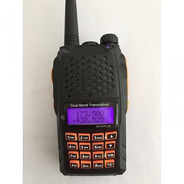 UV-6 PLUS 7W Dual-Band 136-174/400-520MHz FM Ham Two-way Radio