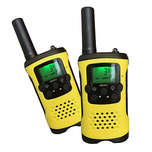 Kids Walkie Talkies 22 Channels and Back-lit LCD Screen (up to 6KM in open areas) Walkie Talkies for Kids (1 Pair) T48